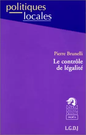 Couverture du produit · LE CONTRÔLE DE LÉGALITÉ