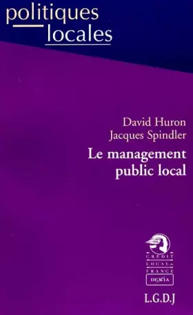 Couverture du produit · Le management public local