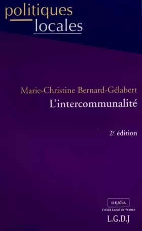 Couverture du produit · L'intercommunalité