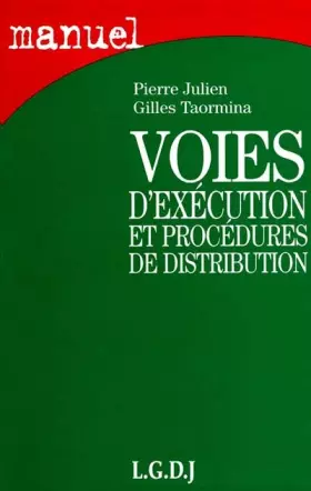 Couverture du produit · Voies d'exécution et procédures de distribution