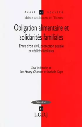 Couverture du produit · L'Obligation alimentaire