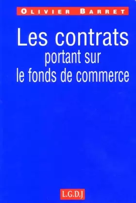 Couverture du produit · Contrats Relat.Fonds Commerce