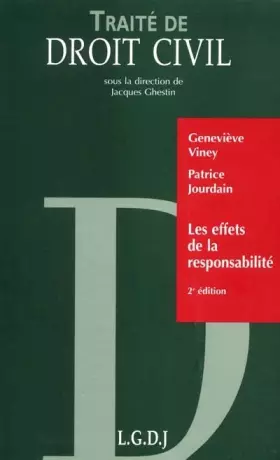 Couverture du produit · Les effets de la responsabilité