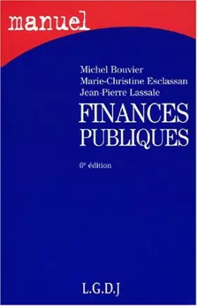 Couverture du produit · Finances publiques, 6ème édition
