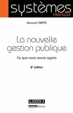 Couverture du produit · La Nouvelle gestion publique, 2ème édition