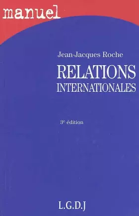 Couverture du produit · Relations internationales