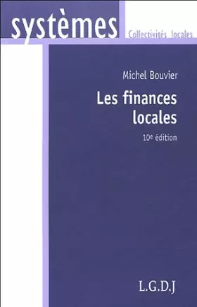 Couverture du produit · Les finances locales