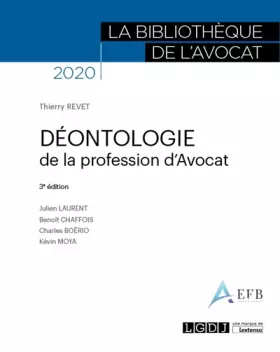 Couverture du produit · Déontologie de la profession d'avocat (2020)