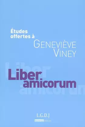 Couverture du produit · études offertes à geneviève viney