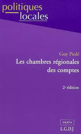 Couverture du produit · Les chambres régionales des comptes
