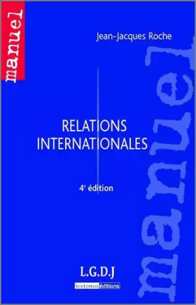 Couverture du produit · Relations internationales