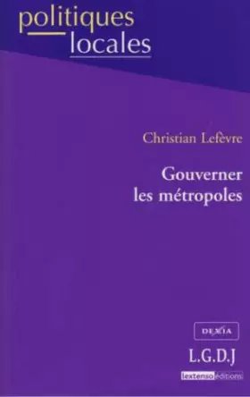Couverture du produit · gouverner les métropoles
