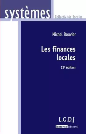 Couverture du produit · Les finances locales
