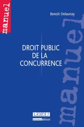 Couverture du produit · Droit public de la concurrence