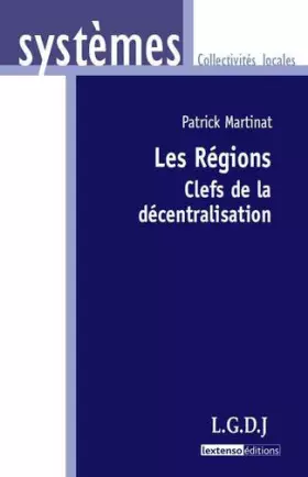 Couverture du produit · Les régions: Clefs de la décentralisation