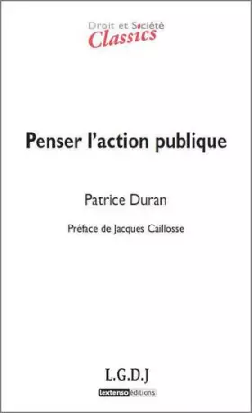 Couverture du produit · penser l'action publique