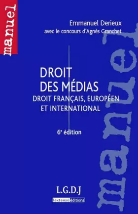 Couverture du produit · Droit des médias, 6ème édition