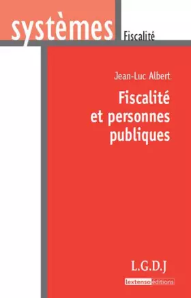 Couverture du produit · Fiscalité et personnes publiques