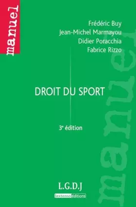 Couverture du produit · Droit du sport