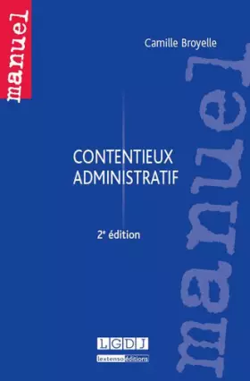 Couverture du produit · Contentieux administratif 2ème édition
