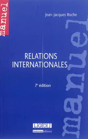 Couverture du produit · Relations internationales