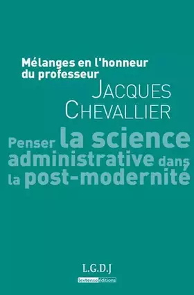 Couverture du produit · Mélanges en l'honneur de Jacques Chevallier