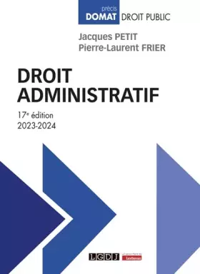 Couverture du produit · Droit administratif (2023-2024)