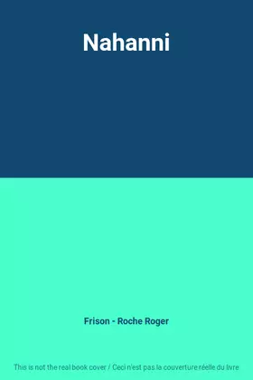 Couverture du produit · Nahanni
