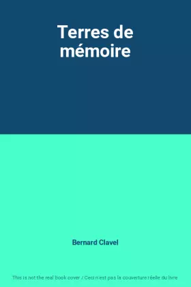 Couverture du produit · Terres de mémoire