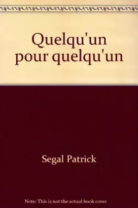 Couverture du produit · Quelqu'un pour quelqu'un