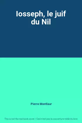 Couverture du produit · Iosseph, le juif du Nil
