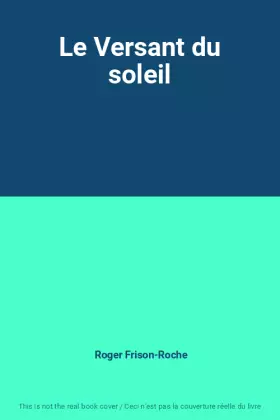 Couverture du produit · Le Versant du soleil