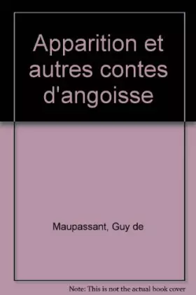 Couverture du produit · Apparition : Et autres contes d'angoisse
