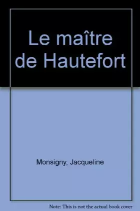 Couverture du produit · Le maître de Hautefort