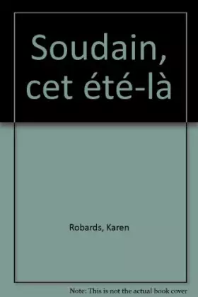 Couverture du produit · Soudain, cet été-là