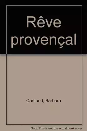 Couverture du produit · Rêve provençal