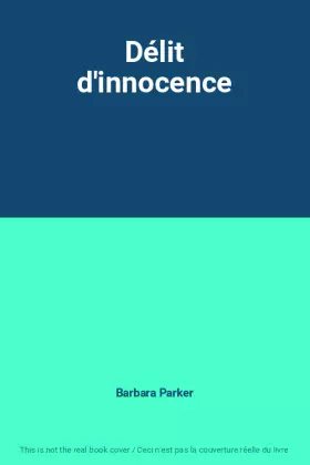 Couverture du produit · Délit d'innocence