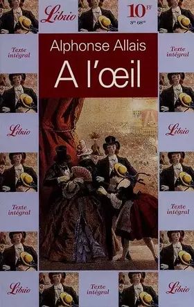 Couverture du produit · A l'oeil