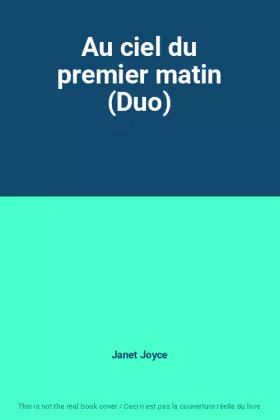 Couverture du produit · Au ciel du premier matin (Duo)