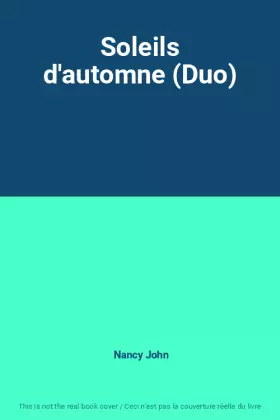 Couverture du produit · Soleils d'automne (Duo)