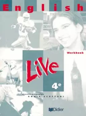 Couverture du produit · English Live : 4e LV1, Workbook