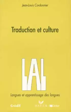 Couverture du produit · Traduction et Culture