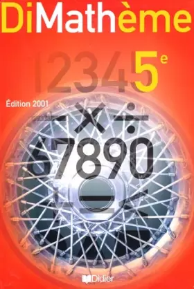 Couverture du produit · Dimathème : 5ème, manuel de l'élève