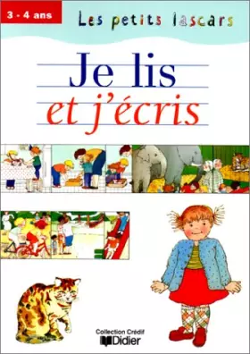 Couverture du produit · Je lis et j'écris : 3-4 ans, cahier