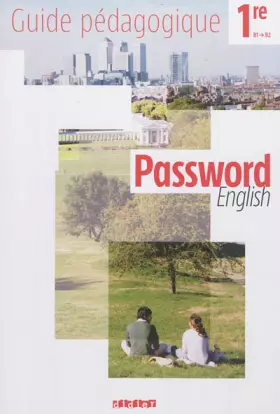 Couverture du produit · Password English 1re - Guide pédagogique - version papier