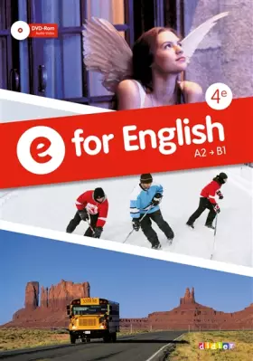 Couverture du produit · E for English 4e - Manuel + DVD-rom