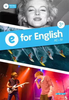Couverture du produit · E for English 3e - Livre + DVD-Rom
