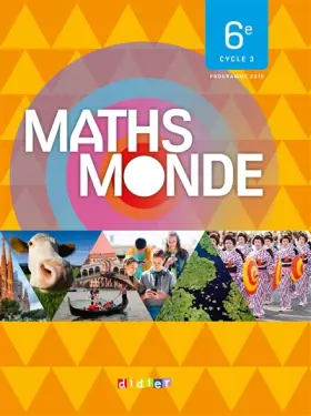 Couverture du produit · Maths Monde 6e - Livre
