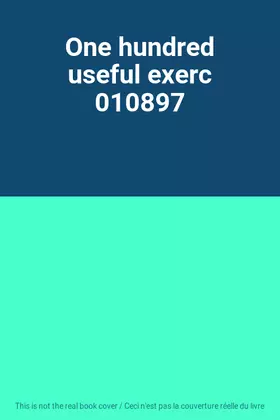 Couverture du produit · One hundred useful exerc 010897