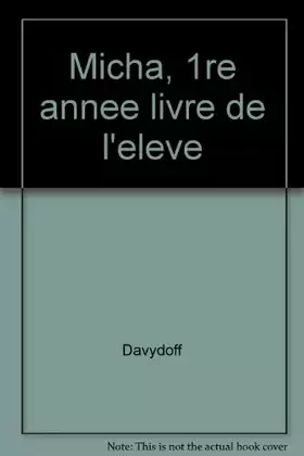Couverture du produit · Micha russe, 1e niveau. Manuel